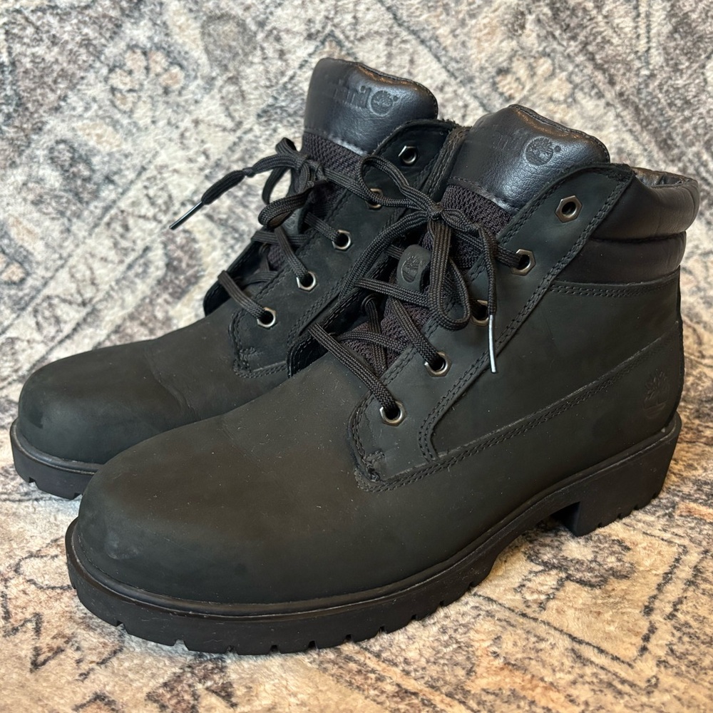 Timberland‎ Black Leather Women’s Boots Size 8.5